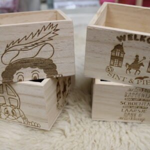 Houten bakje Sinterklaas