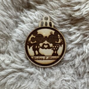 Houten kersthanger