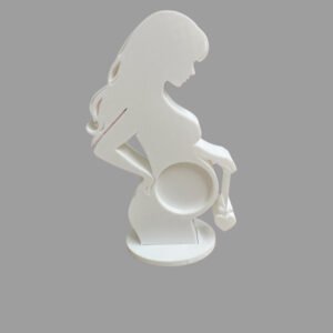 Echohouder zwangere vrouw